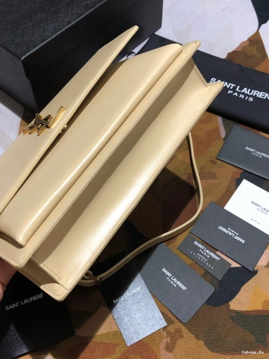 IN SUNSET YSL SMOOTH MEDIUM SATCHEL LEATHER 0805